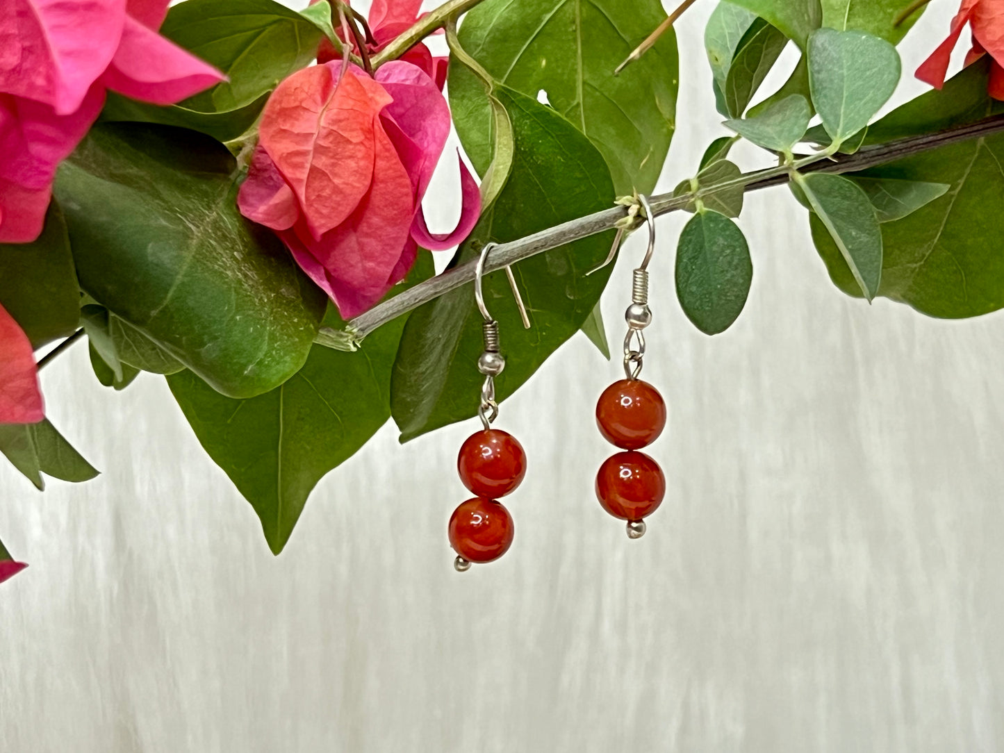 Red Carnelian Earrings