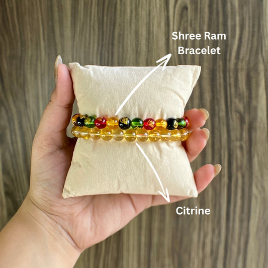 Ultimate Life Solution Combo – Citrine Bracelet & Symbol Bracelet