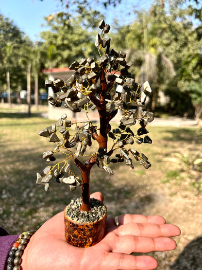 Pyrite Money Magnet Chip Tree (200 beads) – The Tree of Wealth & Protection