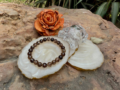 Smoky Quartz Bracelet – Stone of Grounding, Protection & Transformation