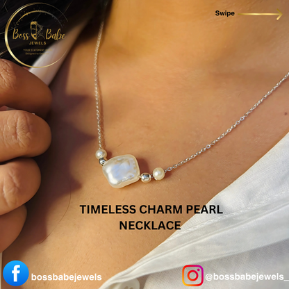 Timeless Pearl Charm Necklace
