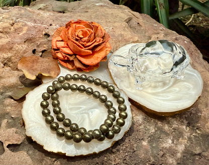 Pyrite Couple Bracelet Combo - Boss Babe Jewels