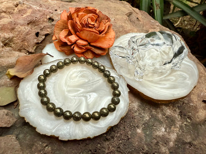 Pyrite Bracelet - Boss Babe Jewels