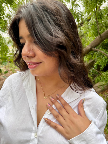 Reindeer Gold Necklace – Elegance with a Dash of Whimsy | Anti-Tarnish Jewellery