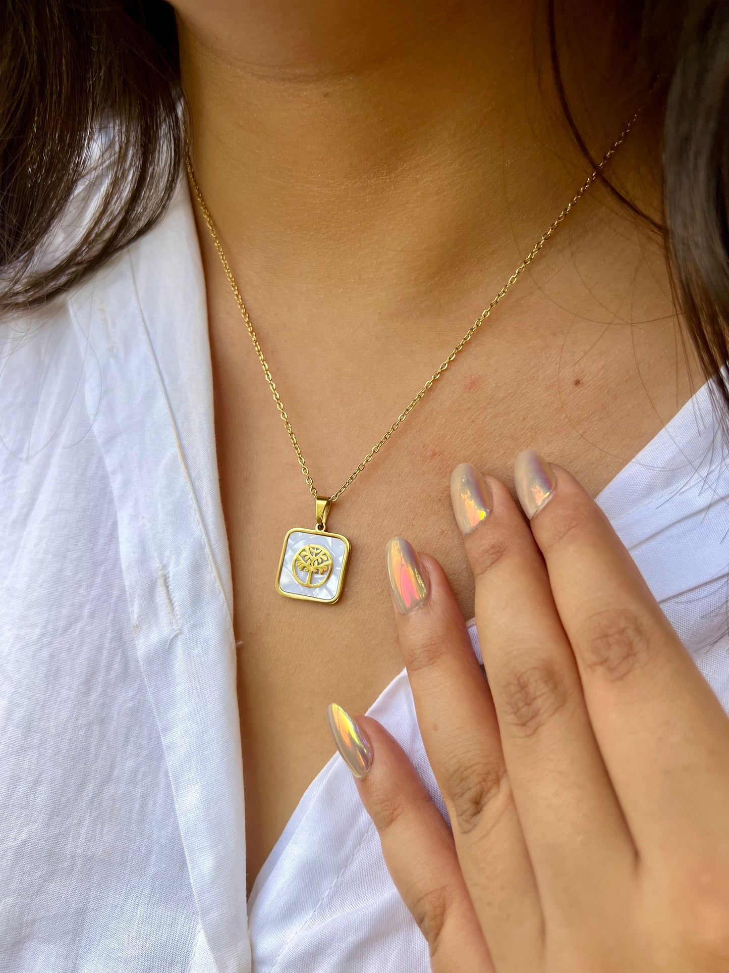 Golden Root Necklace