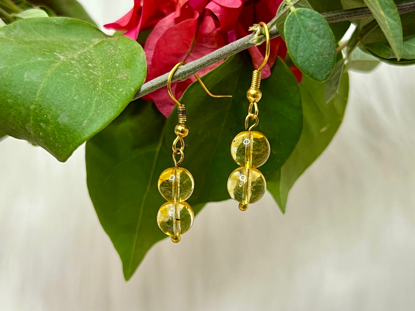 Natural Citrine Earrings