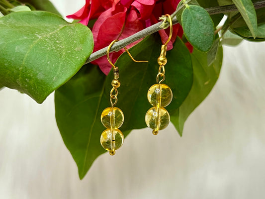 Natural Citrine Earrings
