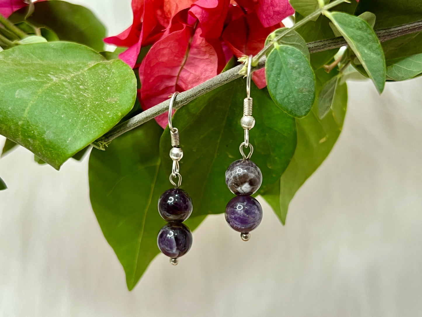 Natural Amethyst Earrings
