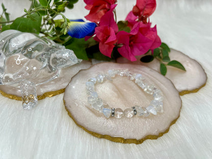 Clear Quartz Chips Bracelet