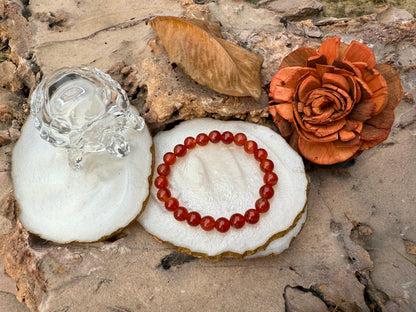 Red Carnelian Bracelet - Boss Babe Jewels