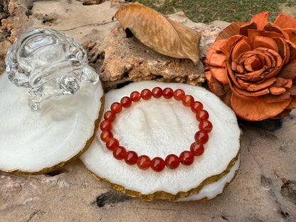 Red Carnelian Bracelet - Boss Babe Jewels