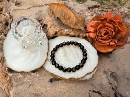 OM Healing Crystal Bracelet - Boss Babe Jewels