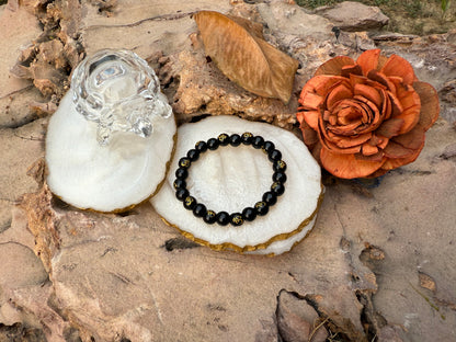 OM Healing Crystal Bracelet - Boss Babe Jewels