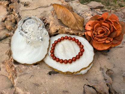Red Jasper Bracelet - Boss Babe Jewels