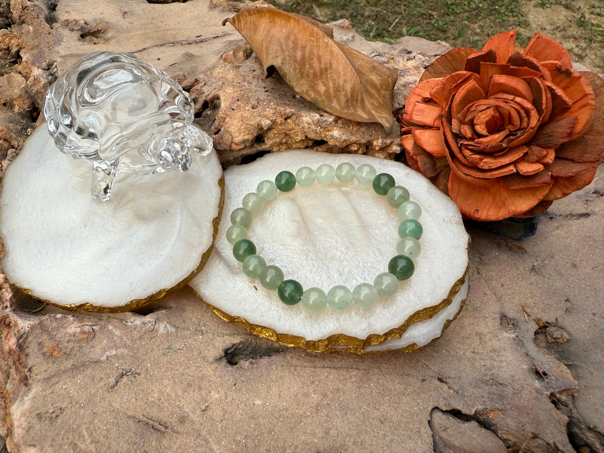 Green Aventurine Bracelet - Boss Babe Jewels
