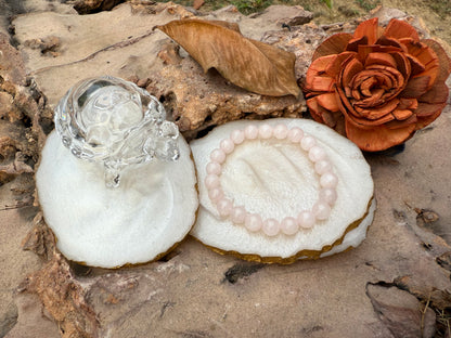Rose Quartz Bracelet - Boss Babe Jewels