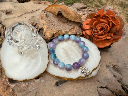 Multicolor Jade Star Gemstone Bracelet - Boss Babe Jewels
