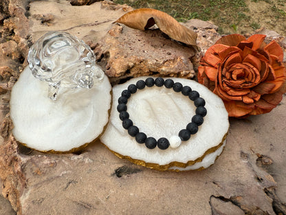 Black Lava Bracelet - Boss Babe Jewels