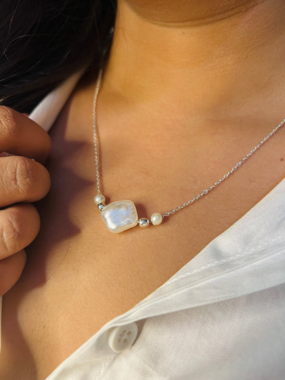Timeless Pearl Charm Necklace