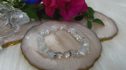Clear Quartz Chips Bracelet