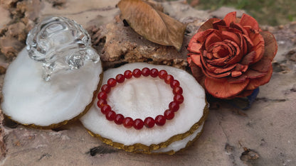 Red Carnelian Bracelet – Boosts Confidence, Energy & Creativity