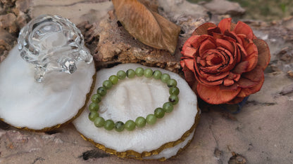 Green Jade Healing Bracelet – Prosperity, Harmony & Emotional Balance