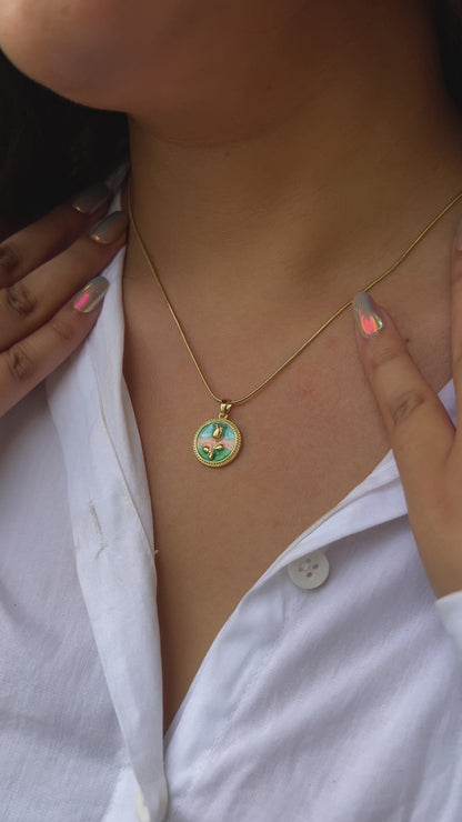 Ocean Bliss – Gold Necklace