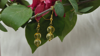 Natural Citrine Earrings