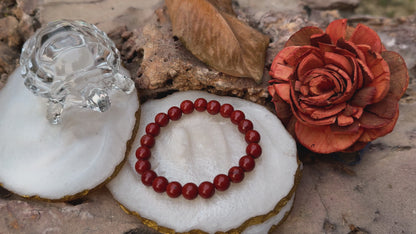 Red Jasper Bracelet – Strength, Stability & Grounding Energy