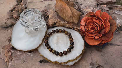 Tiger’s Eye Healing Bracelet – Courage, Confidence & Protection