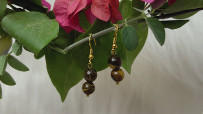 Tiger’s Eye Earrings
