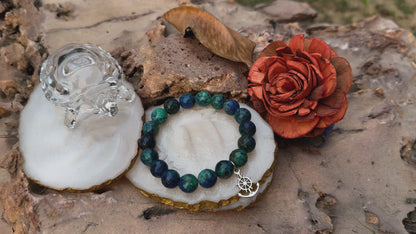 Multicolor Jade Anchor Gemstone Bracelet