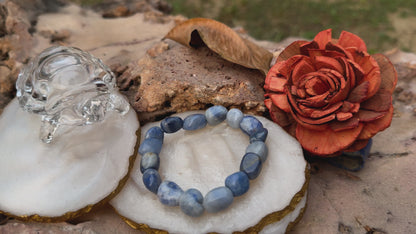 Natural Blue Aventurine Tumble Bracelet
